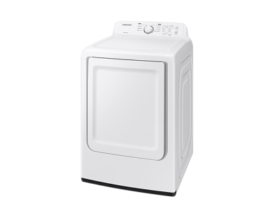 27" Samsung 7.2 Cu. Ft. Dryer with Sensor Dry Reversible Door in White  - DVE41A3000W