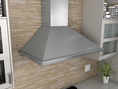 36"Zephyr Siena Energy Star Wall Mount Chimney Range Hood with 400 CFM Internal Blower- ZSIE36ASES