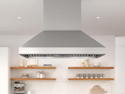 54" Zephyr Titan Island Range Hood in Stainless Steel - AK7754BS