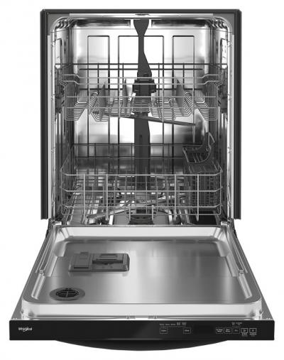 24" Whirlpool Large Capacity Dishwasher With Tall Top Rack In Black - WDT740SALB