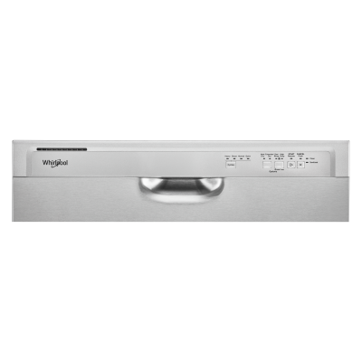 24" Whirlpool 57 dBA Quiet Dishwasher with Boost Cycle in Stainless Steel - WDF340PAMM