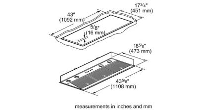 48" Thermador Professional Series Custom Insert - VCI248DS