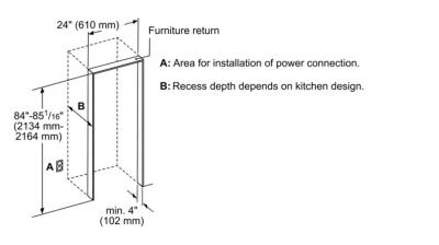 24" Thermador Built-In All Refrigerator Column with 13 Cu. Ft. Capacity in  Panel Ready - T24IR902SP