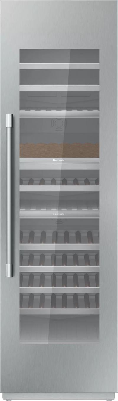 24" Thermador Wine Cooler With Glass Door - T24IW905SP