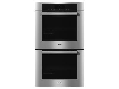 30" Miele Double Wall Oven in Stainless - H 7780 BP2