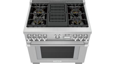 36" Thermador Professional Series Pro Grand Commercial Depth All Gas Range - PRG364WLG