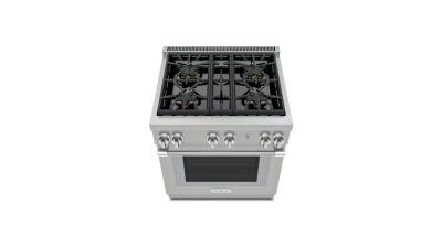 30" Thermador  Pro-Harm Duel Fuel Range 4 Burner - PRD304WHC