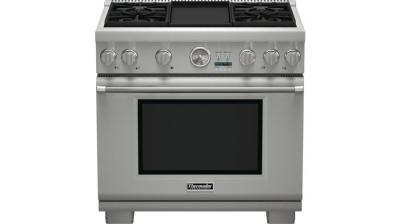 36" Thermador Pro Grand  Commercial Depth Gas Range - PRG364JDG