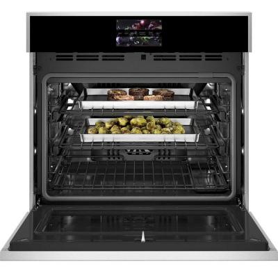 30" Monogram 5.0 Cu. Ft. Minimalist Collection Electric Convection Single Wall Oven - ZTSX1DSSNSS