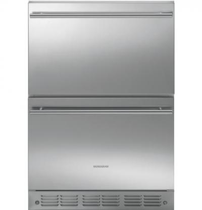 24" Monogram Stainless Steel Double Drawer Refrigerator
