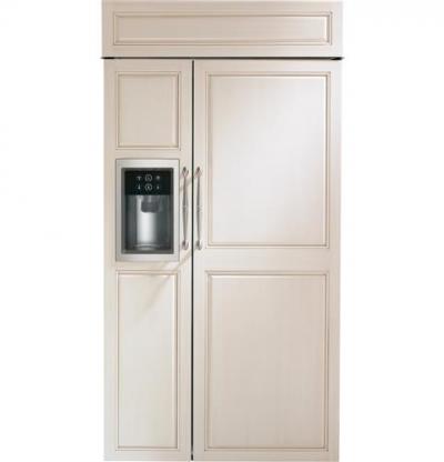 42" Monogram Built-In Side-By-Side Refrigerator with Dispenser - ZISB420DK