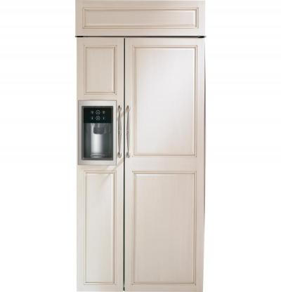 36" Monogram Built-In Side-by-Side Refrigerator with Dispenser - ZISB360DH