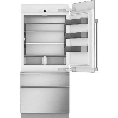 36" Monogram Right-Hinge Integrated Bottom-Freezer Refrigerator - ZIC363IPVRH