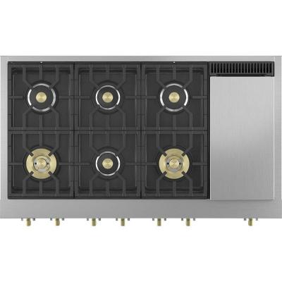 48" Monogram Gas Cooktop In Stainless Steel - ZGU486NDTSS