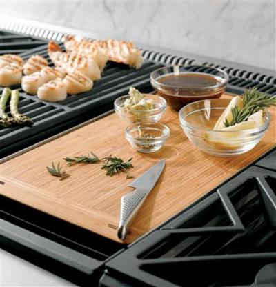 48"Monogram  Dual-Fuel Professional Range with 4 Burners, Grill, and Griddle (Natural Gas) - ZDP484NGPSS