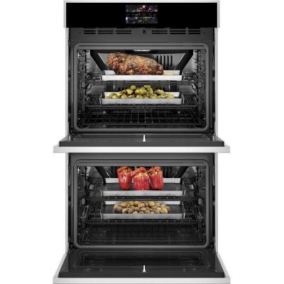 30" Monogram 10.0 Cu. Ft. Minimalist Collection Electric Convection Double Wall Oven - ZTDX1DSSNSS