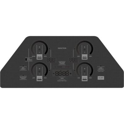 30" Monogram Induction Cooktop with Electronic Touch in Black - ZHU30RDTBB