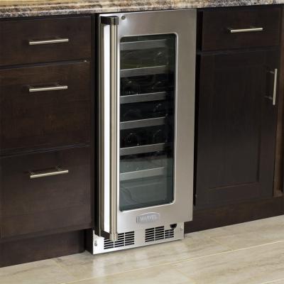 15" Marvel Professional High Efficiency Single Zone Wine Refrigerator - MP15WSG4LS