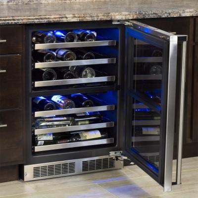 24" Marvel Professional High Efficiency Dual Zone Wine Refrigerator - MP24WDF5LP