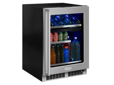 24" Marvel Professional Dual Zone Wine and Beverage Center - MP24WBG4LS