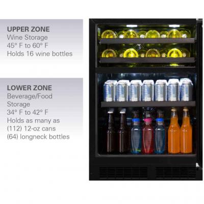 24" Marvel Dual Zone Wine and Beverage Center - ML24WBP2RP