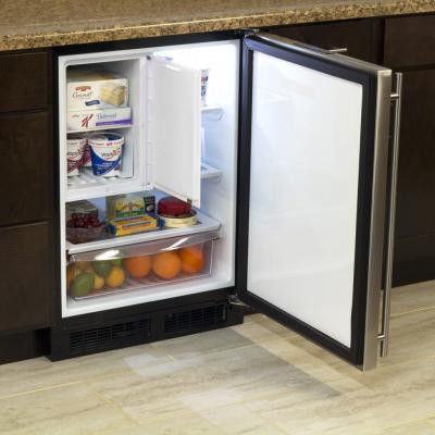 24" Marvel Refrigerator Freezer with Drawer Storage - ML24RFS3RS