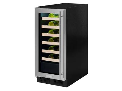 15" Marvel High Efficiency Single Zone Wine Refrigerator - ML15WSG2LB