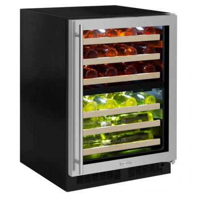 24" Marvel High Efficiency Dual Zone Wine Refrigerator -ML24WDF4RP