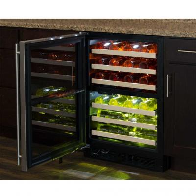 24" Marvel High Efficiency Dual Zone Wine Refrigerator -ML24WDG3RB