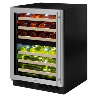 24" Marvel High Efficiency Dual Zone Wine Refrigerator -ML24WDG3LS