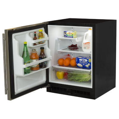 24" Marvel 4.6 Cu. Ft. Low Profile Built-In Refrigerator With Maxstore Bin And Door Storage - MARE224-SS51A