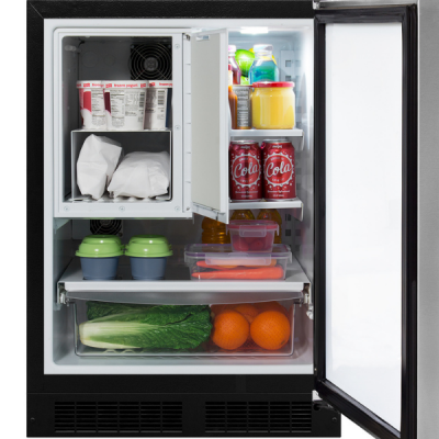 24" Marvel 5.9 Cu. Ft. Built-In Refrigerator Freezer - MLRF224-SS01A