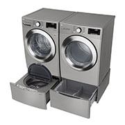 27" LG 5.2 cu. ft. Ultra Large Smart Wi-Fi Enabled Front Load Washer - WM3700HVA