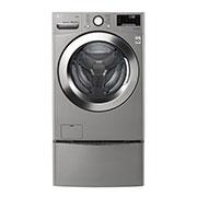 27" LG 5.2 cu. ft. Ultra Large Smart Wi-Fi Enabled Front Load Washer - WM3700HVA