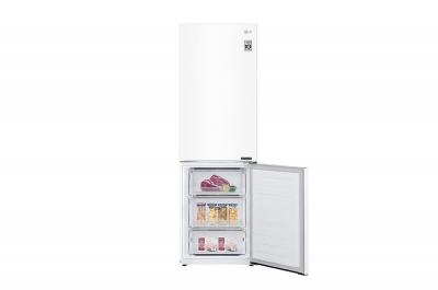 24" LG 12 cu. ft. Counter Depth Bottom Freezer Refrigerator with Door Cooling  - LBNC12231W