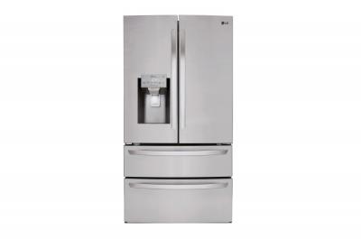 36" LG 28 cu.ft. Smart Wi-Fi Enabled French Door Refrigerator - LMXS28626S