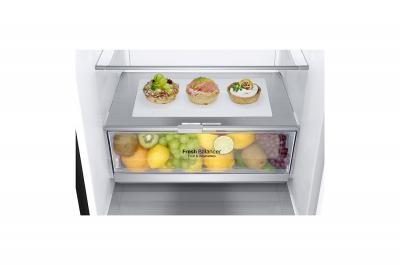 24" LG 12 Cu. Ft. Counter Depth Bottom Freezer Refrigerator With Door Cooling  - LBNC12241P