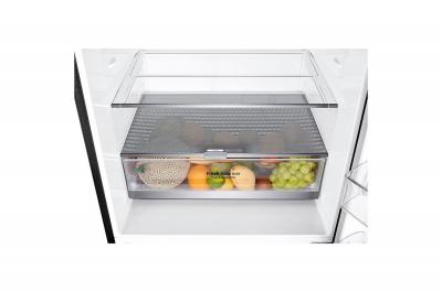 28" LG 15 Cu.Ft. Counter Depth Bottom Freezer With Door Cooling  And Flip-up Shelf - LBNC15231P