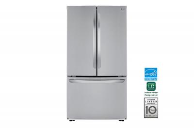 36" LG 23 cu.ft. Counter Depth French Door Refrigerator - LFCC22426S