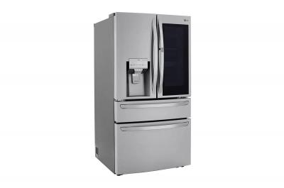 36" LG 23 Cu. Ft. Smart Wi-fi Enabled Instaview Door-in-Door Counter-Depth Refrigerator With Craft Ice Maker - LRMVC2306S