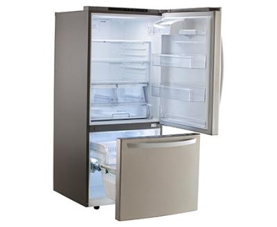 30" LG 22 Cu.ft  Bottom Freezer Drawer Refrigerator With Inverter Linear Compressor  - LDNS22220S