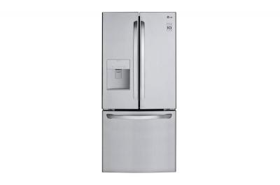 30" LG 21.8 cu.ft. Capacity French Door Refrigerator with Water dispenser  - LRFWS2200S