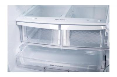 30" LG 21.8 cu.ft. Capacity French Door Refrigerator in White  - LRFNS2200W