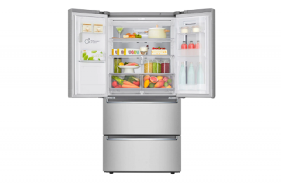 33" LG 18.3 cu.ft. Counter Depth French Door Refrigerator with Exterior Water Dispenser - LRMVC1803S