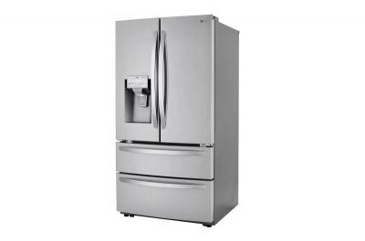 36" LG 22 Cu. Ft. Smart Counter Depth Double Freezer Refrigerator with Craft Ice - LRMXC2206S