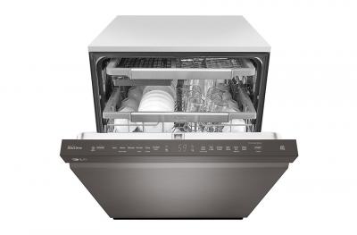 24" LG Top Control Dishwasher with QuadWash and Height Adjustable 3rd Rack -LDP6797BD