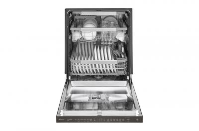 24" LG Top Control Dishwasher with QuadWash and Height Adjustable 3rd Rack -LDP6797BD