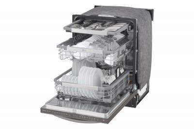 24" LG Top Control Dishwasher With QuadWash And TrueSteam - LDT7808BD