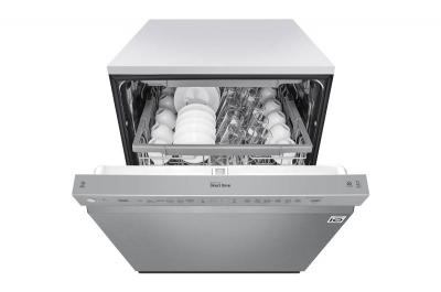 24" LG Front Control Dishwasher with QuadWash and EasyRack - LDFN4542S