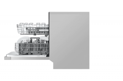 24" LG Front Control Dishwasher with LoDecibel Operation QuadWash Dynamic Dry and EasyRack - LDFN3432T